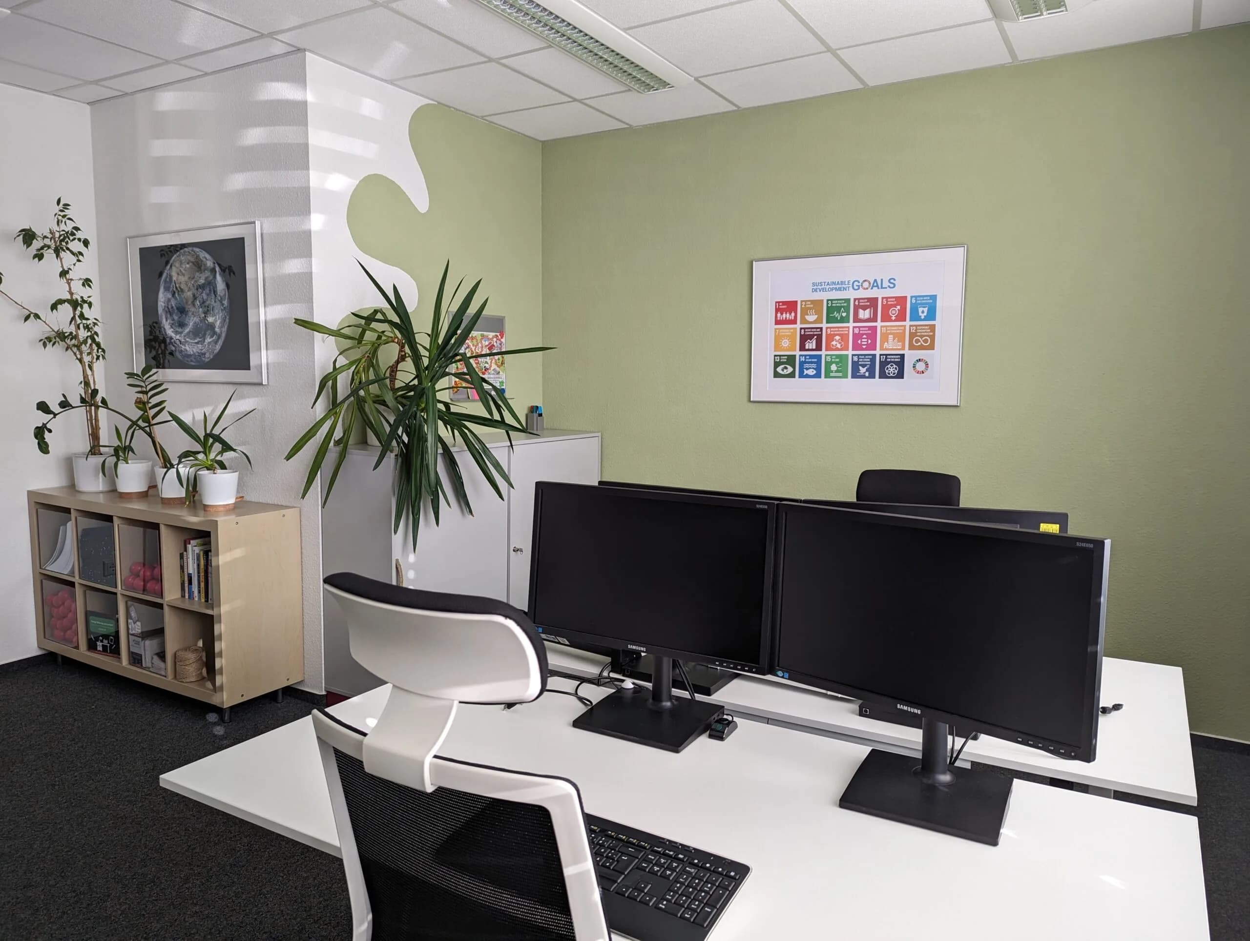 Nachhaltigkeitsraum Coworking bei Karlsruhe